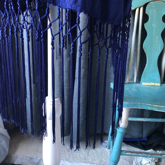 Love Tree Fringed Boho style  Kimono - Picture 3 of 5